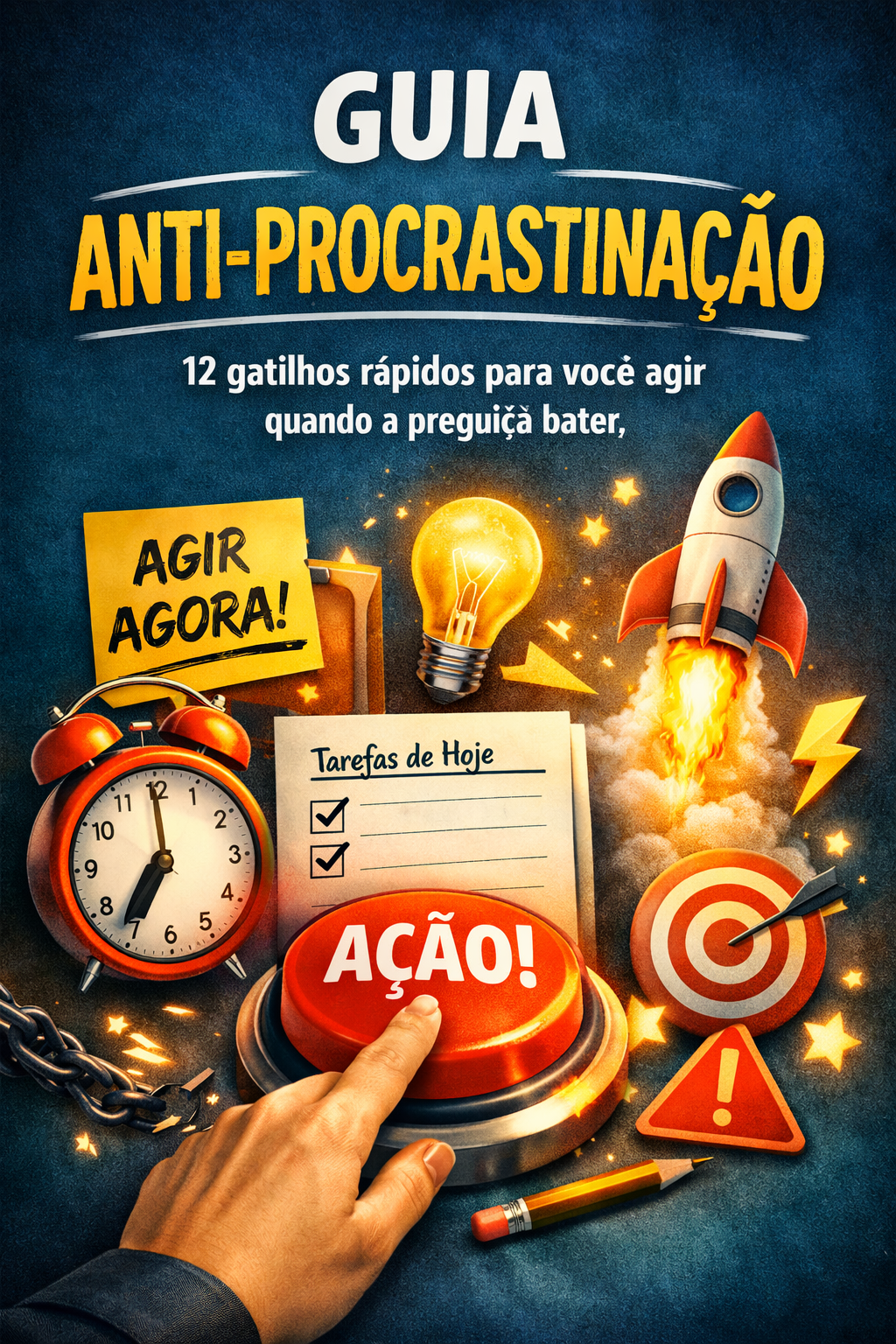 Capa do Guia Anti-Procrastinação